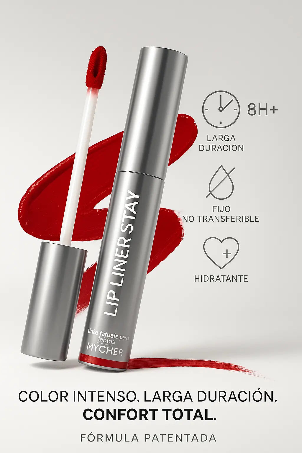Labial waterproof de larga duración BeautyBeauté