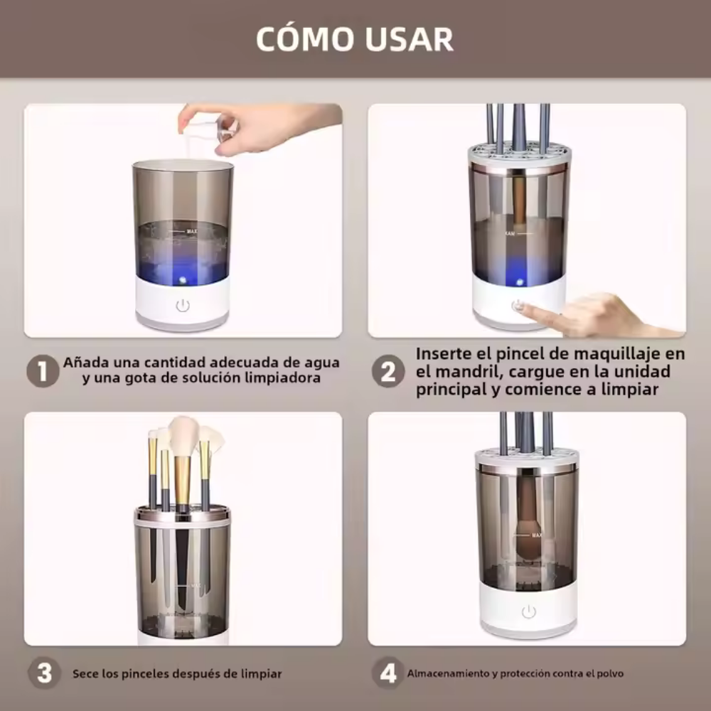 BrushClean™ Cleaner de BeautyBeauté