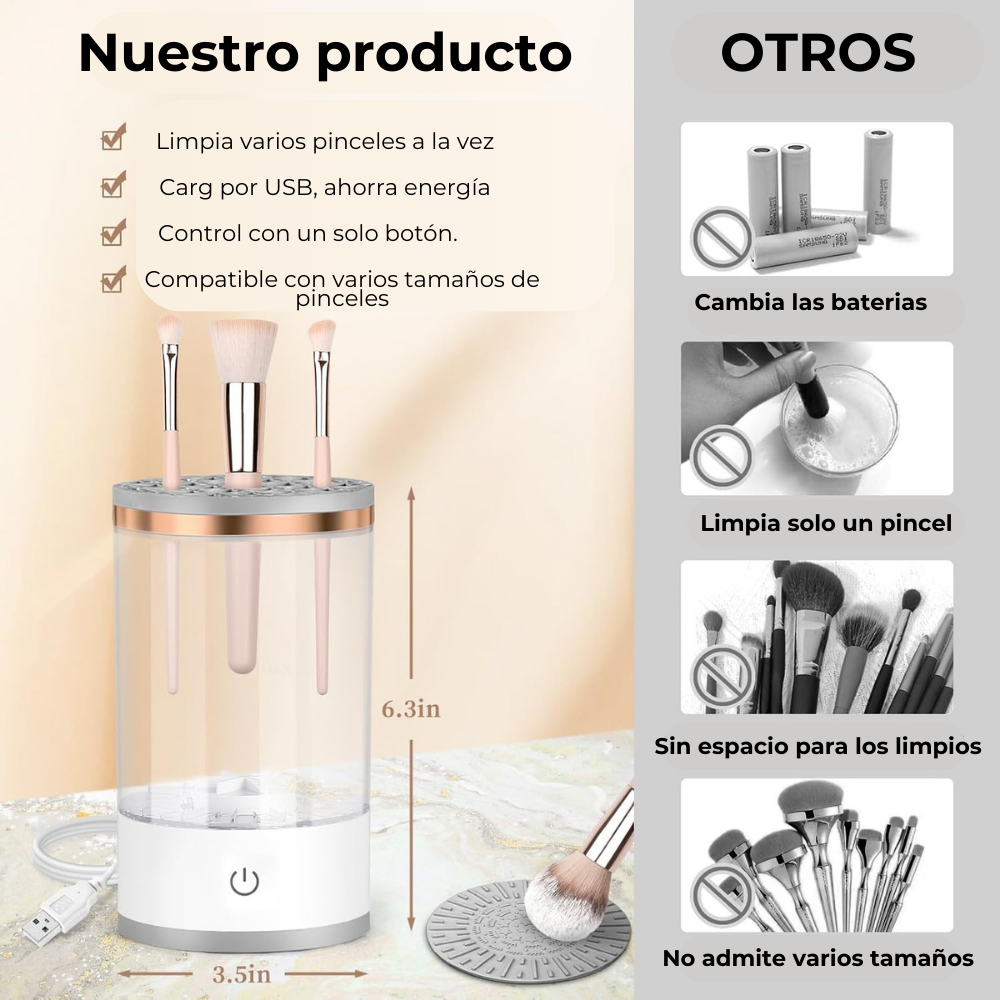 BrushClean™ Cleaner de BeautyBeauté