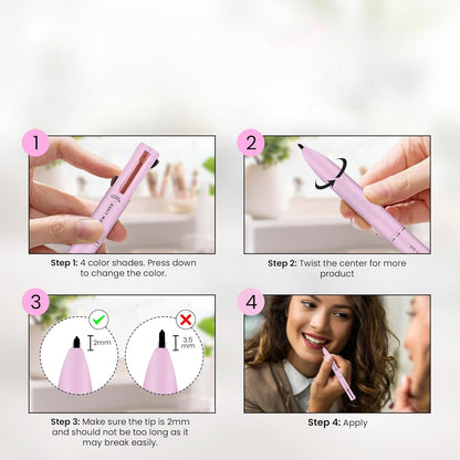 Lápiz de Maquillaje 4 en 1 BeautyBeauté